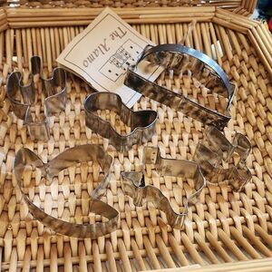 Set Of 6 Metal Texas/Western Themed Cookie Cutters